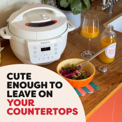 Мултикукър Instant Pot Classic Mini 140800801, 800W, 3.8 л, 7 програми, Favorite бутони, LCD дисплей, Неръждаема стомана, Бял