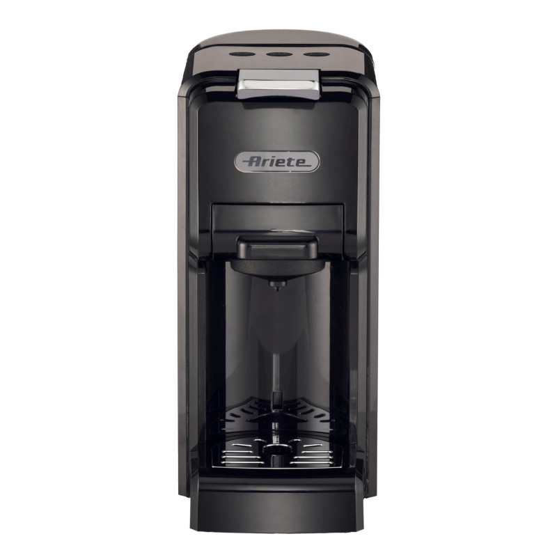 Еспресо машина за мляно кафе и капсули 4в1 Ariete 1304/11, 1350W, 19 bar, 0.7 л, Автоматично изключване, Регулируема основа, Черен
