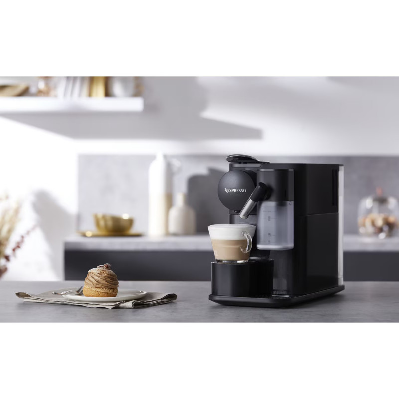 Еспресо машина DeLonghi EN510B, 1450W, 19 bar, 1 л, Nespresso, Автоматично изключване, Черен