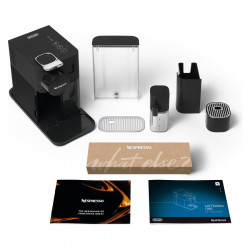 Еспресо машина DeLonghi EN510B, 1450W, 19 bar, 1 л, Nespresso, Автоматично изключване, Черен