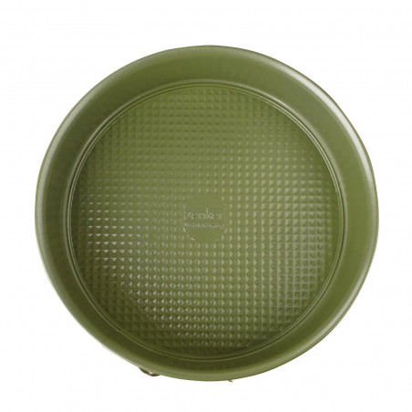 Форма за печене с падащо дъно Zenker 7452, Кръгла, 26x7.5 см, ILAG Maximizing Green покритие, До 180C, Зелен