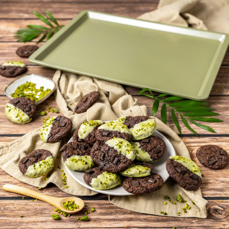 Тава за печене Zenker 7457, 42x32 см, ILAG Maximizing Green покритие, До 180C, Зелен