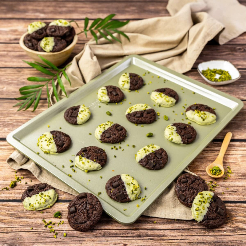 Тава за печене Zenker 7457, 42x32 см, ILAG Maximizing Green покритие, До 180C, Зелен