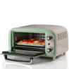 Електрическа фурна Ariete VINTAGE 3919/04, 800W, 10 л, 3 режима, До 230°C, Двойно термо стъкло, Таймер 60 мин, Зелен