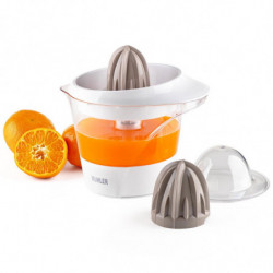 Цитрус преса Muhler MJ-2505, 25W, 0.5 л, Двупосочно движение, 2 конуса, Бял