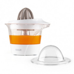 Цитрус преса Muhler MJ-2505, 25W, 0.5 л, Двупосочно движение, 2 конуса, Бял