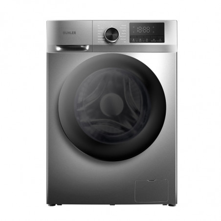 Пералня с предно зареждане Muhler IWM814SA, Клас А, 8 кг, 16 програми, 1400 об/мин, Инверторна, LED, Пране с пара, Сив