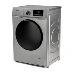 Пералня с предно зареждане Muhler IWM814SA, Клас А, 8 кг, 16 програми, 1400 об/мин, Инверторна, LED, Пране с пара, Сив