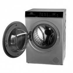 Пералня с предно зареждане Muhler IWM914SAi, Клас А, 9 кг, 14 програми, 1400 об/мин, Инверторна, LED, Пране с пара, Сив