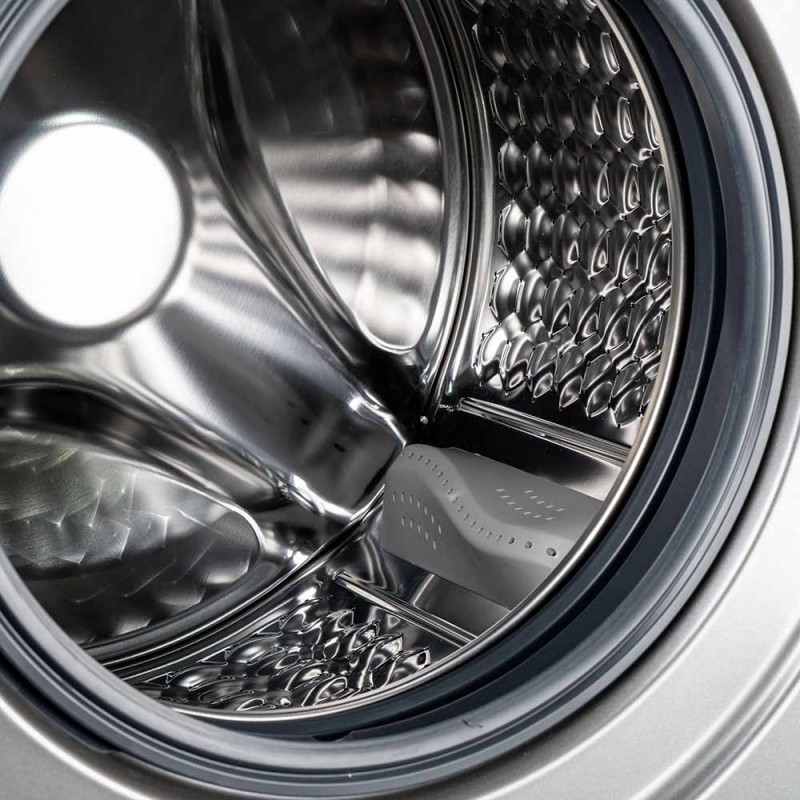 Пералня с предно зареждане Muhler IWM914SAi, Клас А, 9 кг, 14 програми, 1400 об/мин, Инверторна, LED, Пране с пара, Сив