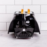 Тостер Uncanny Brands Darth Vader, 650W, Регулируемо препичане, Автентични звуци и светлини от "Междузвезни войни", Черен