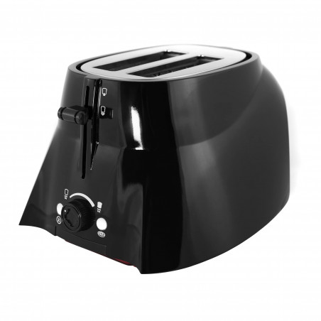 Тостер Uncanny Brands Darth Vader, 650W, Регулируемо препичане, Автентични звуци и светлини от "Междузвезни войни", Черен