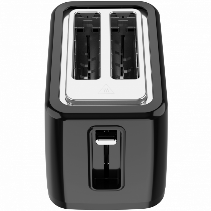 Тостер за хляб AENO ATS0002B, 930W, 7 степени, Сензорно управление, Обратен таймер, Защита при засядане, Тих, Черен