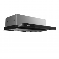 Абсорбатор за вграждане Teka CNL 6415, 113W, Клас А, 60 см, 3 степени, Телескопичен, Антивъзвръщателен клапан, Ел. управление, LED, Черен