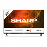 Телевизор Sharp 32DI6EAAEUR, 32", 80 см, 1366х768 HD Ready, Android TV™ 11, Wi-Fi, Game Mode, Bluetooth, 3 бр HDMI, VESA 100x100мм, Черен