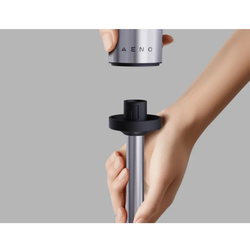 Пасатор, чопър и миксер 3в1 AENO AHB0004B, 1200W, 0.5 л, 18 степени, Турбо, DC мотор, Черен/инокс