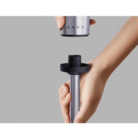 Пасатор, чопър и миксер 3в1 AENO AHB0004B, 1200W, 0.5 л, 18 степени, Турбо, DC мотор, Черен/инокс