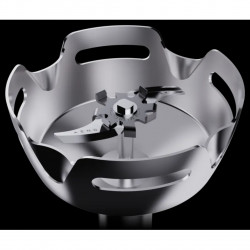 Пасатор, чопър и миксер 3в1 AENO AHB0004B, 1200W, 0.5 л, 18 степени, Турбо, DC мотор, Черен/инокс