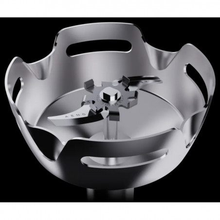 Пасатор, чопър и миксер 3в1 AENO AHB0004B, 1200W, 0.5 л, 18 степени, Турбо, DC мотор, Черен/инокс