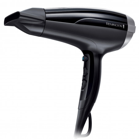 Сешоар Remington D5215 Pro Air Shine, 2300W, 2 скорости, 3 степени, Йонна система, 85 км/ч, Керамична решетка, Черен
