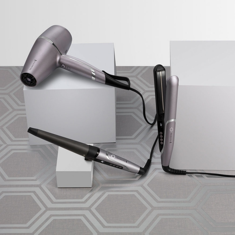 Преса за коса Remington S9880 PROluxe You, Керамично покритие, Адаптивна технология, 5 нива на температура, Aвто. изключване, Сив