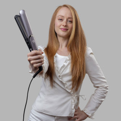 Преса за коса Remington S9880 PROluxe You, Керамично покритие, Адаптивна технология, 5 нива на температура, Aвто. изключване, Сив