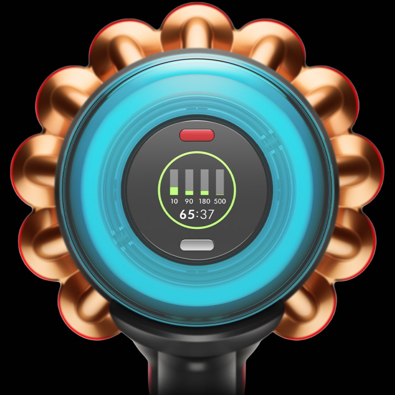 Вертикална прахосмукачка Dyson V16 Piston Submarine 492969-01, 315AW, 900W, 1.3 л, 70 мин, CleanCompaktor™, Hyperdymium™, Wet/Dry, HEPA, LCD, Черен/мед