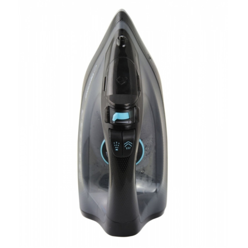 Безкабелна ютия Esperanza EHI010, 2600W, Керамична плоча, 300 мл, Сухо+пара, Самопочистване, Вертикално гладене, Черен