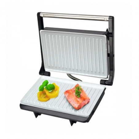 Електрическа скара Esperanza EKG013, 850W, 23х14.5см, Керамично покритие, Черен