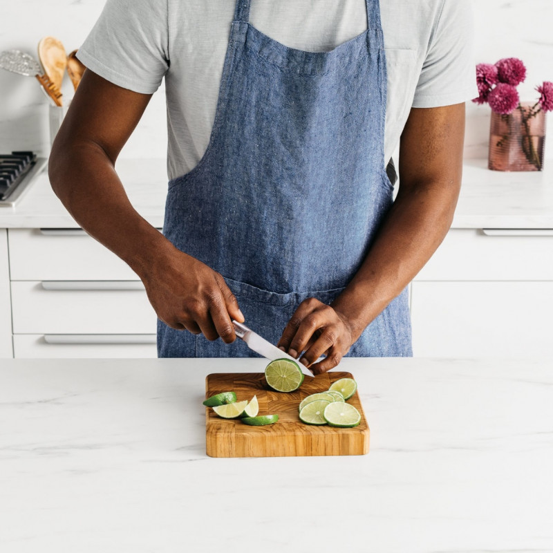 Комплект ножове с точило Ninja Foodi StaySharp Knife Block K32006EU, 6 части, Кована стомана, Стойка, Ергономична дръжка, Черен/инокс