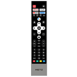 Телевизор METZ blue 50MUD7000, 50", 126 см, 3840х2160 4K UHD, SMART, Direct LED, HDR10/HLG, Dolby Digital/+, Bluetooth, Черен/сив