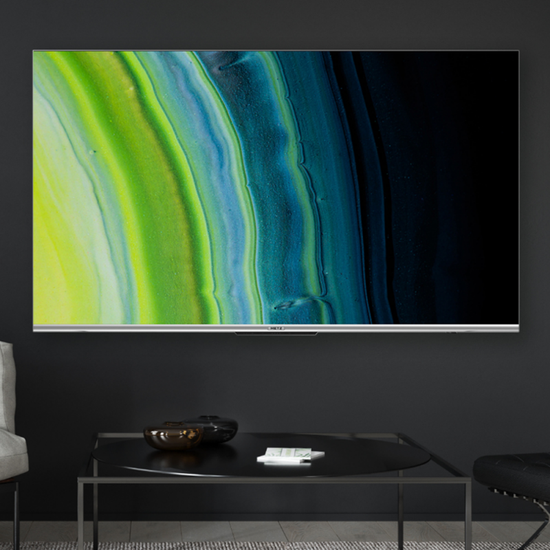Телевизор METZ blue 50MUD7000, 50", 126 см, 3840х2160 4K UHD, SMART, Direct LED, HDR10/HLG, Dolby Digital/+, Bluetooth, Черен/сив