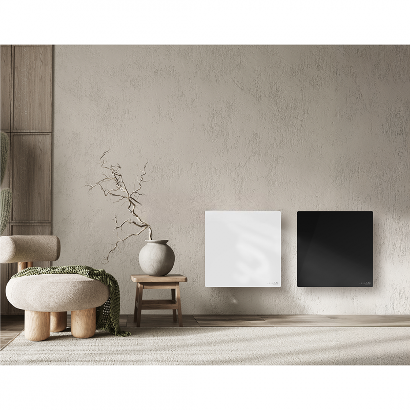 Електрически инфрачервен конвектор AENO AGH0011S, 500W, 12 м2, LED, Мобилно управление, Wi-Fi, Сензори за наклон и падане, IP24, Бял