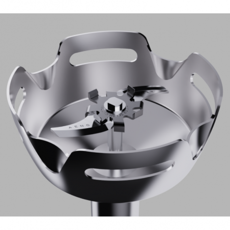 Пасатор, чопър и миксер 3в1 AENO AHB0004W, 1200W, 0.5 л, 18 степени, Турбо, DC мотор, Бял/инокс