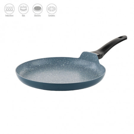 Тиган за палачинки Luigi Ferrero Prima FR-2832, 28x3 см, Незалепващо покритие, Индукция, Тъмносин