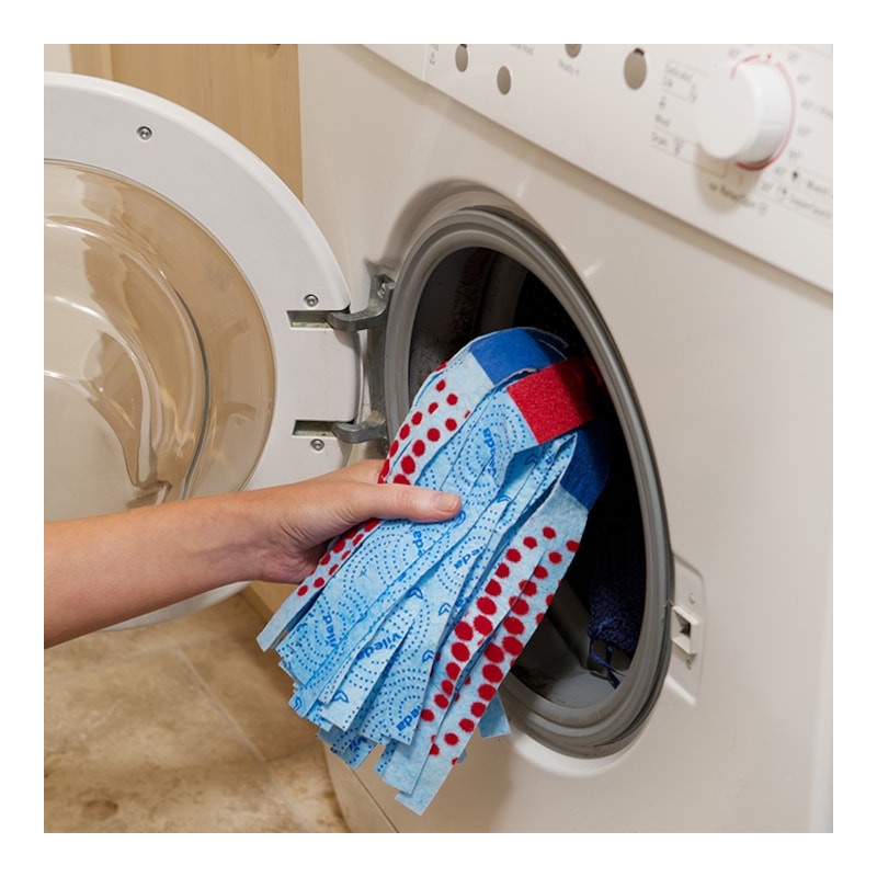 Комплект за почистване на под Vileda Super Mocio, 3 части, 10 л, Отцеждащ механизъм, Червен