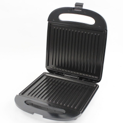 Гофретник ELITE EWM-0164, 700W, 6 нива, Стоп, Равномерно препичане, Неръждаема стомана, Сив/инокс