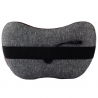Масажираща възглавница Medivon Travel Massage Pillow, Shiatsu, 2 скорости, 8 глави, Затопляне, Отпускане на кожата и мускулите, 2 посоки, Сив/кафяв