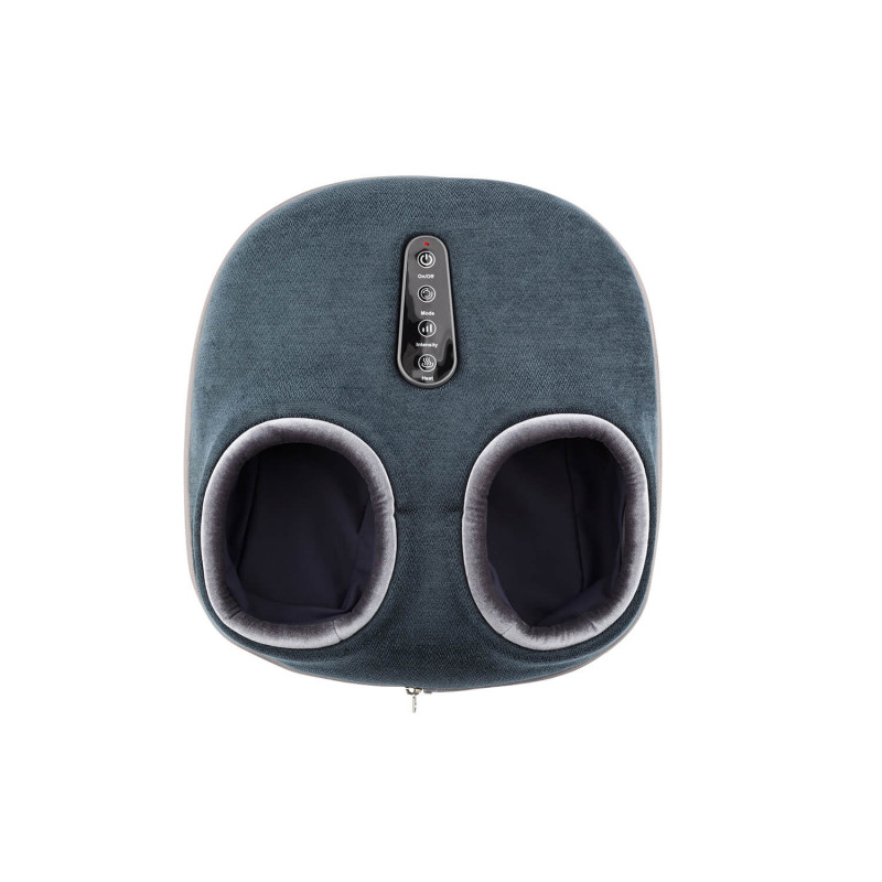 Масажор за крака 2в1 Medivon Artemis, 30W, 3 скорости, 3 нива, Загряване, Таймер, Дистанционно, Тиха работа, Син