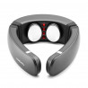Масажор за шия Medivon Smart EMS, Електромускулна стимулация, 3D регулиране, 4 режима, Дистанционно, Затопляне, Таймер, Черен