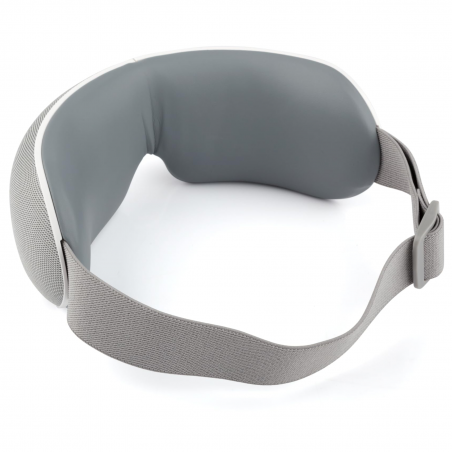 Масажор за очи Medivon Horizon VISION, Топъл компрес, Вибрации, Облекчава умората и напрежението, Bluetooth, Релаксиращи звуци, Сив