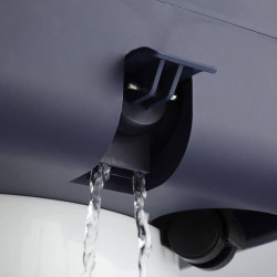 Масажираща вана за крака Medivon Hydro Foot Spa, 520W, 20 л, 35-48°C, Режим сърф, Дистанционно, Инфрачервена светлина, Дисплей, Тъмносин/златист