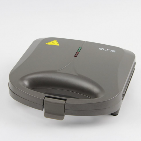 Гофретник ELITE EWM-0164, 700W, 6 нива, Стоп, Равномерно препичане, Неръждаема стомана, Сив/инокс