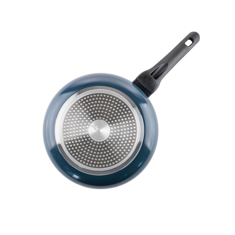 Тиган Luigi Ferrero Prima FR-2633, 26x5.3 см, Незалепващо покритие с мраморен ефект, Индукция, Тъмносин