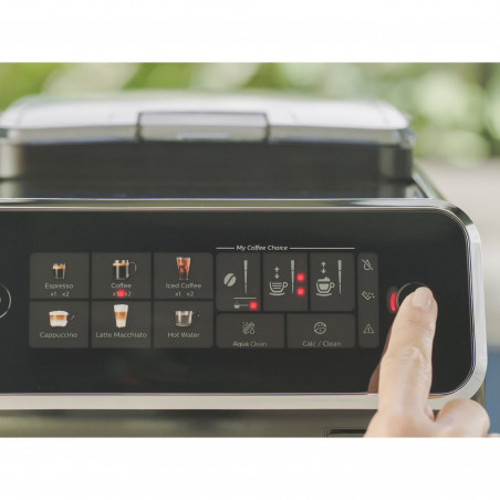 Кафеавтомат Philips EP3341/50 3300 LatteGo, 1500W, 15 bar, 1.8 л, 6 напитки, Керамична мелачка с 12 нива, AquaClean, SilentBrew, AromaExtract, Черен