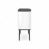 Кош за боклук Brabantia Bo Touch 651118, 3x11 л, Плавно и безшумно отваряне, Голям отвор, Тъмносив