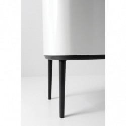 Кош за боклук Brabantia Bo Touch 651118, 3x11 л, Плавно и безшумно отваряне, Голям отвор, Тъмносив