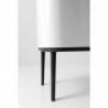 Кош за боклук Brabantia Bo Touch 651118, 3x11 л, Плавно и безшумно отваряне, Голям отвор, Тъмносив