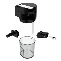 Кафеавтомат Krups Arabica Latte EA819E10, 1450W, 15 bar, 1.7 l, LCD, 5 програми, 3 функции, 3 настройки за темп. и аромат, Milk Comfort / One Touch Cappuccino, Черен