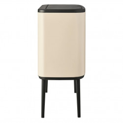 Кош за боклук Brabantia Bo Touch 1005546, 36 л, Плавно и безшумно отваряне, Голям отвор, Бежов